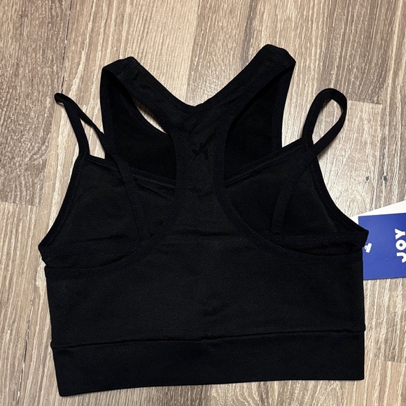 JoyLab Black High-Neck Sports Bra - Picture 2 of 3